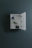 Зеркальный шкаф Aquanet Оптима 60 311860 с подсветкой Белый — фото 10, Зеркальные шкафы в ванную