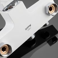 Смеситель для ванны Gappo G07 G2207-7 универсальный Белый Хром — фото 4, Смесители