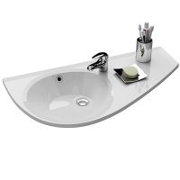 Раковина Ravak Avocado Comfort 95 P XJ9P1100000 Белая — фото 1, Раковины подвесные