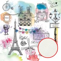 Фреска детская Ortograf Детские 30785 Фактура флок FLK Флизелин (3*3) Белый/Разноцветный, Абстракция/Домики/Предметы — фото 1, Фрески