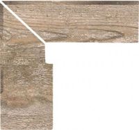 Угловой элемент Gresmanc Volga Zanquin Recto Evo Izquierdo Левый 27х30,5 см — фото 1, Ступени и клинкер