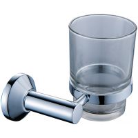 Стакан для зубных щеток CeramaLux Fleur 78302 Хром — фото 1, Мыльницы