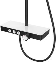 Душевая система Berges Morans 075002 Черная матовая — фото 6, Душевые стойки