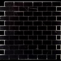 Мозаика Caramelle mosaic Pietrine 4 мм Nero Oriente POL 29,8x29,8 см — фото 1, Мозаика