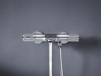 Смеситель для ванны Grohe Grohtherm 1000 Performance 34830000 с термостатом Хром — фото 4, Смеситель для ванны