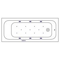 Товар: Акриловая ванна Whitecross Vibe 180x75 0105.180075.100.RELAX.BR с гидромассажем - фото 6 Акриловая ванна Whitecross Vibe 180x75 0105.180075.100.RELAX.BR с гидромассажем — фото 6, Ванны