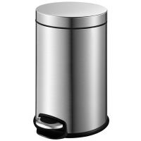 Ведро для мусора WeltWasser Erfie MT 30L педальное 10000000894 Матовый Хром — фото 1, Мусорные ведра