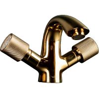 Смеситель для раковины Boheme Royal Cristal 291-Royal Золото — фото 1, Смесители