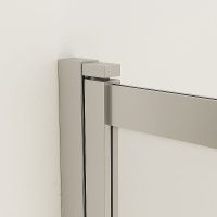 Шторка на ванну Vincea VSB 100х145 VSB-1E100CL профиль Хром стекло прозрачное — фото 5, Неподвижные шторки для ванной