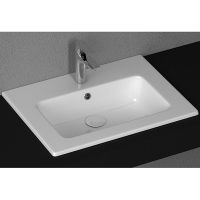 Раковина Allen Brau Fantasy 62 4.11023.20 Белая — фото 1, Раковины встраиваемые сверху