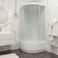 Душевая кабина Parly Bianco Эконом 90x90 EB921 без гидромассажа — фото 7, Душевые кабины