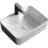 Раковина Ceruttispa 48 CR7051 СТ9604 Белая — фото 1, Раковины накладные