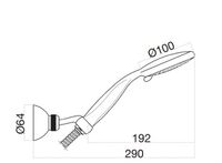 Товар: Душевой гарнитур Webert AC0489015 Хром - фото 2 Душевой гарнитур Webert AC0489015 Хром — фото 2, Душевое оборудование. Душевая программа