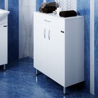 Тумба СанТа Стандарт 60 Белая — фото 1, Комоды и тумбы для ванной комнаты