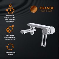 Смеситель для ванны Orange Splito M36-100cr Хром — фото 7, Смеситель для ванны