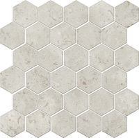 Керамическая плитка Kerama Marazzi Карму серый светлый натуральный (из 30 частей) 63007 настенная 29,7х29,8 см — фото 1, Керамическая плитка