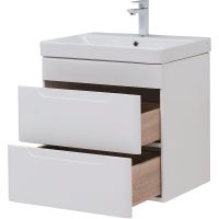 Товар: Тумба с раковиной Aquanet София 60 274194 подвесная Белый глянец - фото 6 Тумба с раковиной Aquanet София 60 274194 подвесная Белый глянец — фото 6, Тумбы с раковиной