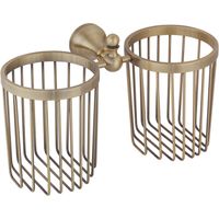 Держатель освежителя воздуха Veragio Gialetta VR.GIL-6454.BR двойной Бронза — фото 1, Держатели освежителя воздуха