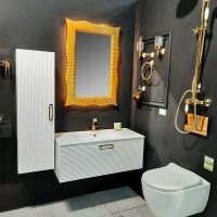 Зеркало Boheme Armadi Art NeoArt 70 563 с подсветкой Золото — фото 5, Мебель для ванной