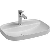 Раковина Allen Brau Fantasy Sphere 55 4.11034.21 Белая матовая — фото 1, Раковины встраиваемые сверху