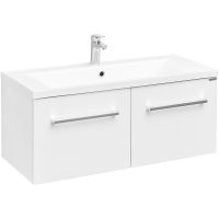 Тумба под раковину Aquaton Мадрид 100 М 1A128001MA010 подвесная Белая — фото 1, Тумбы под раковину