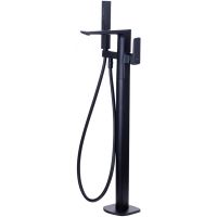 Смеситель для ванны Allen Brau Infinity 5.21009-31 Черный матовый — фото 2, Смесители напольные