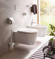 Держатель туалетной бумаги Emco Liaison 1800 001 00 с крышкой Хром — фото 3, Держатели туалетной бумаги