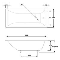 Товар: Чугунная ванна Byon Vilma 150x70 Н0000204 без антискользящего покрытия - фото 7 Чугунная ванна Byon Vilma 150x70 Н0000204 без антискользящего покрытия — фото 7, Ванны