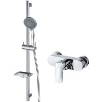 Смеситель для душа Aquatek Вега AQ1032CR Хром — фото 1, Душевые гарнитуры