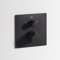 Смеситель для душа Ideal Standard Ceratherm T100 A7522XG с термостатом Silk Black — фото 3, Смеситель для душа
