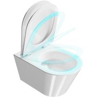 Унитаз Kerama Marazzi Plaza Modern PLMR.wc.02 подвесной Белый глянцевый без сиденья — фото 3, Подвесные унитазы