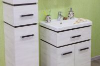 Тумба под раковину Sanflor Техас 60 Н0000001077 Северное дерево светлое — фото 5, Тумбы под раковину