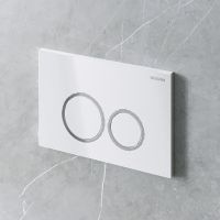 Клавиша смыва Grossman Galaxy 700.K31.01.000.000 Белая глянцевая — фото 3, Комплектующие для душевого оборудования