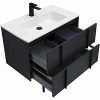 Тумба под раковину Allen Brau Reality 80 1.32005.AM подвесная Антрацит матовый — фото 38, Тумбы под раковину