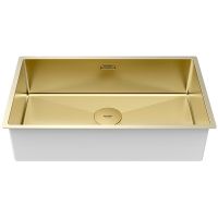 Товар: Кухонная мойка Paulmark Next 74 Uni PM217444-LG Светлое золото - фото 2 Кухонная мойка Paulmark Next 74 Uni PM217444-LG Светлое золото — фото 2, Кухонные мойки