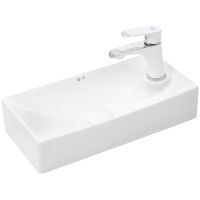 Раковина WeltWasser Aisbach 5112 44 10000004593 Белый глянец — фото 1, Мини-раковины