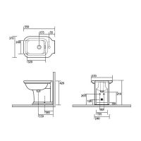 Товар: Биде Kerasan Waldorf 4121K1bi/cr*1 Белое - фото 9 Биде Kerasan Waldorf 4121K1bi/cr*1 Белое — фото 9, Биде