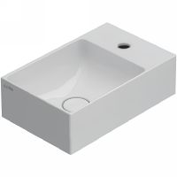 Раковина Globo T-Edge 40 R B6R40BI*1 Белая глянцевая — фото 1, Мини-раковины