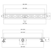 Товар: Душевой лоток Esbano Meta 70 M-NICE-70SG ESTRMETNICE70SG с решеткой Золото матовое - фото 2 Душевой лоток Esbano Meta 70 M-NICE-70SG ESTRMETNICE70SG с решеткой Золото матовое — фото 2, Душевые лотки