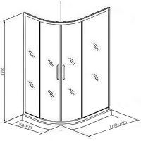 Товар: Душевой уголок Koller Pool Round 120X80 R12080RC профиль Хром стекло прозрачное - фото 3 Душевой уголок Koller Pool Round 120X80 R12080RC профиль Хром стекло прозрачное — фото 3, Душевые уголки