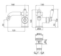Товар: Смеситель для биде Migliore Ermitage 24999 Хром - фото 2 Смеситель для биде Migliore Ermitage 24999 Хром — фото 2, Смесители