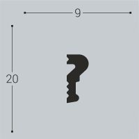 Молдинг Bello Deco XPS М 2 00-00004622 2000x20x9 мм — фото 2, Молдинги