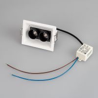 Встраиваемый светильник Arlight Orient 031928 Черный Белый — фото 4, Точечные светильники