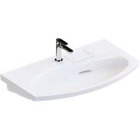 Раковина Kerama Marazzi Riva 80 RV.wb.80 Белая глянцевая — фото 1, Раковины подвесные