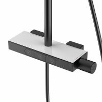 Душевая система Black&White Universe UK5010B 5010ВUK Черная матовая — фото 2, Душевое оборудование. Душевая программа