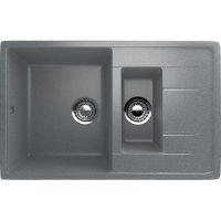 Кухонная мойка Ulgran Classic U-205-309 Темно-серая — фото 1, Кухонные мойки