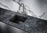 Кухонная мойка Milacio Leon 45 Cuarzo MC.77091 Черная матовая — фото 2, Кухонные мойки