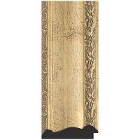 Зеркало Evoform Exclusive-G 137х82 BY 4256 с гравировкой в багетной раме - Состаренное серебро с орнаментом 120 мм — фото 2, Мебель для ванной