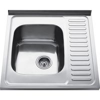 Кухонная мойка Kaiser KSS-6060L Хром — фото 1, Кухонные мойки