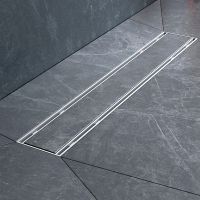 Душевой лоток AM.PM PrimeFlow 50 W02SC-U11-050-04SB с решеткой Хром матовый / под плитку Tile — фото 13, Душевые лотки